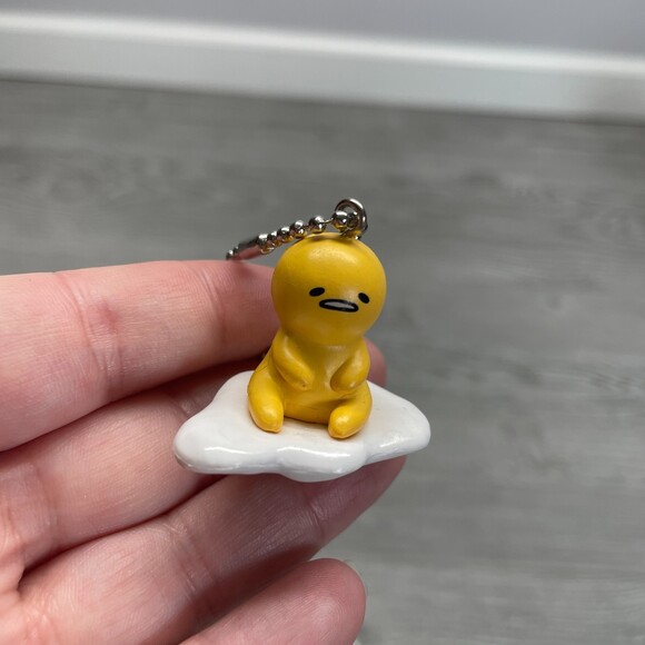 Gutetama the Lazy Egg Japanese Stickers Washi Tape and Keychain 4pc Lot NEW - Picture 8 of 12